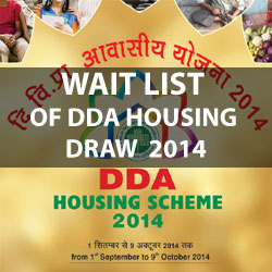 Waiting List of DDA 2014 Housing Scheme Draw