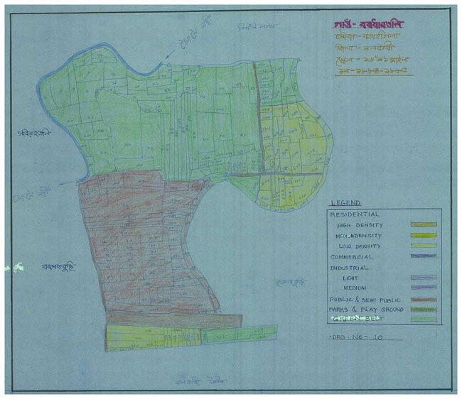 bardhantali land use plan map