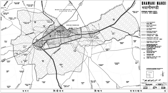bhawani mandi urban area 2031 map