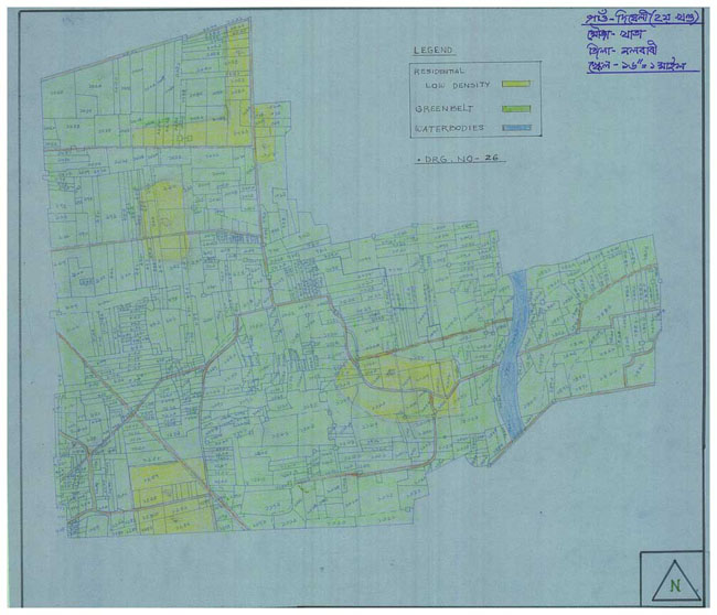 digheli land use plan map