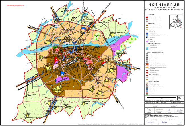 hoshiarpur master plan 2031 map