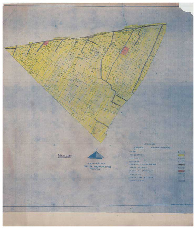 karimganj town land use map ward13