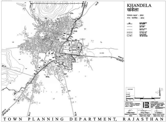 khandela town map 2010