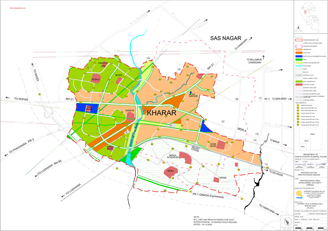 kharar master plan 2031 map