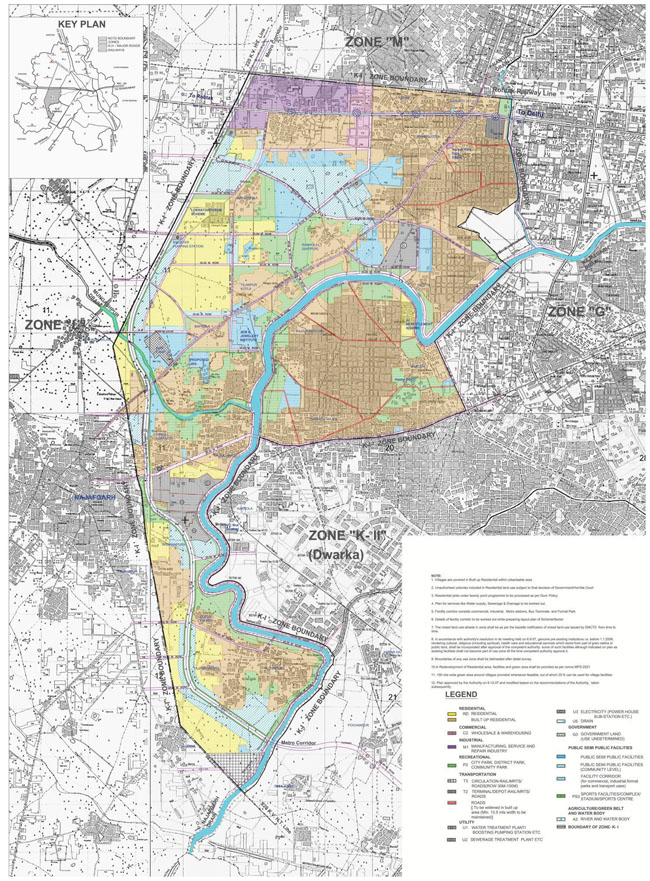 map zone k1 south west delhi