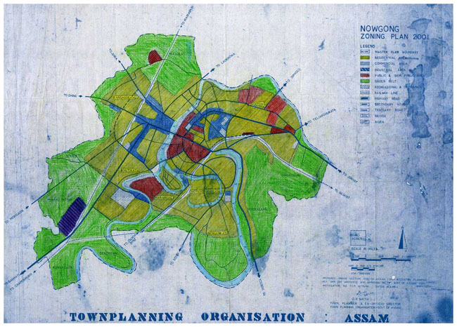 nowgaon nagaon zoning plan map