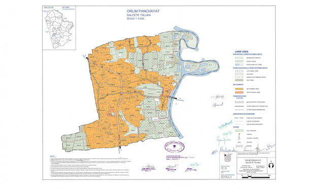 orlim salcette regional development plan map