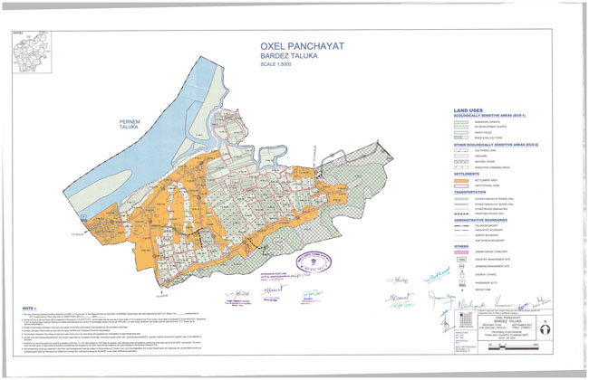 oxel bardez regional development plan map