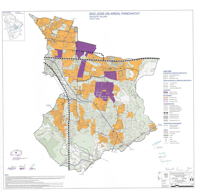 sao jose de areal salcette regional development plan map