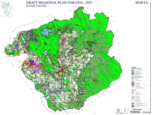 satari taluka regional development plan 2021 map