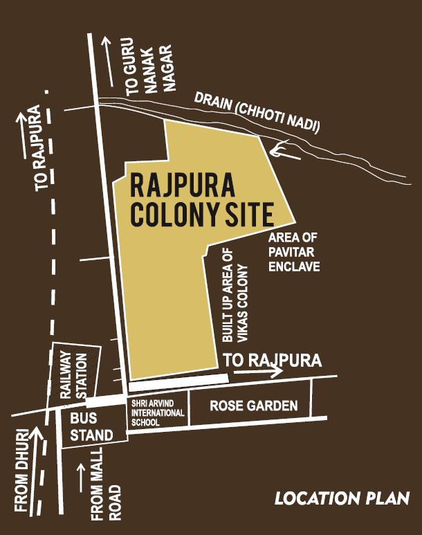 Rajpura Colony Location Plan