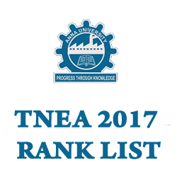 Tamilnadu Engineering Admissions Rank List 2017