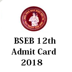 BSEB Senior Secondary Admit Card 2018