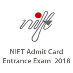 NIFT Written Exam Admit Card 2018