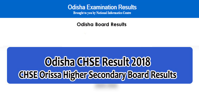 Odisha 12th Result 2018