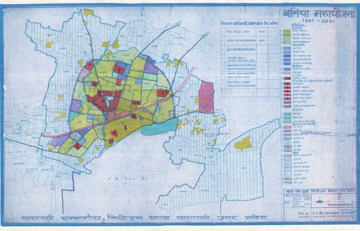 Ballia Master Plan Regulated Area Map