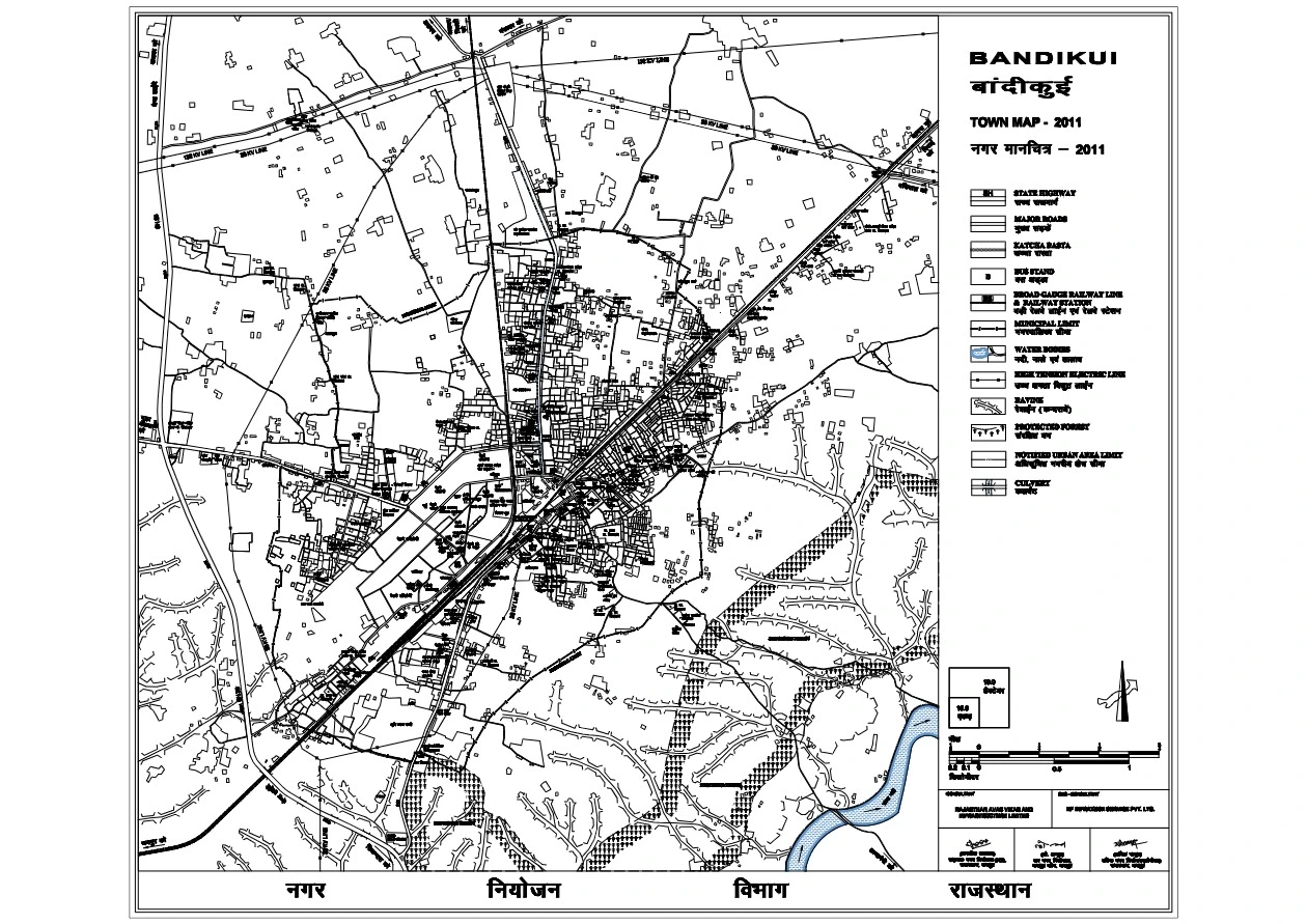 Bandikui Master Plan PDF Map 2031 Dausa Rajasthan
