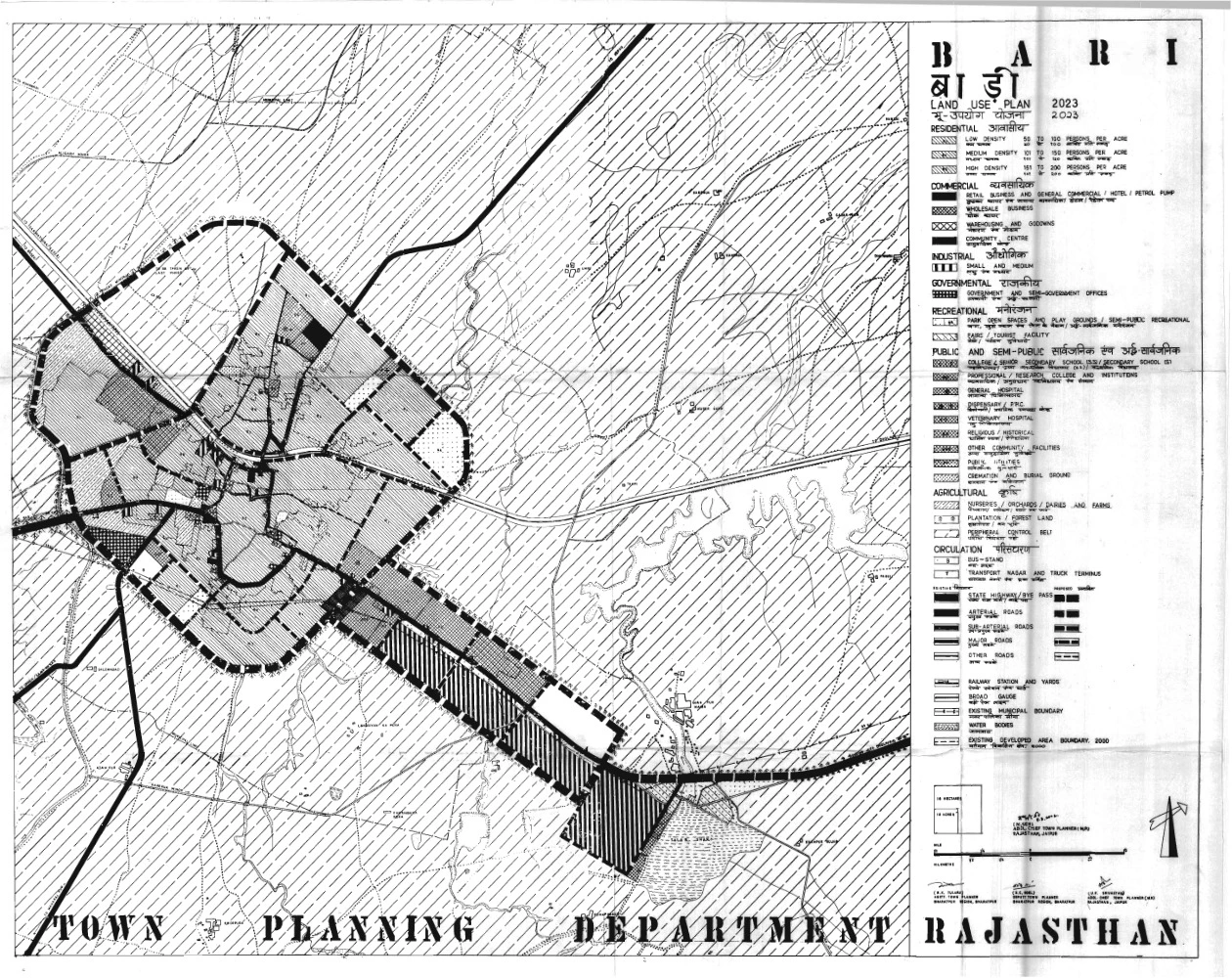 Bari Master Plan 2023 PDF Map Rajasthan