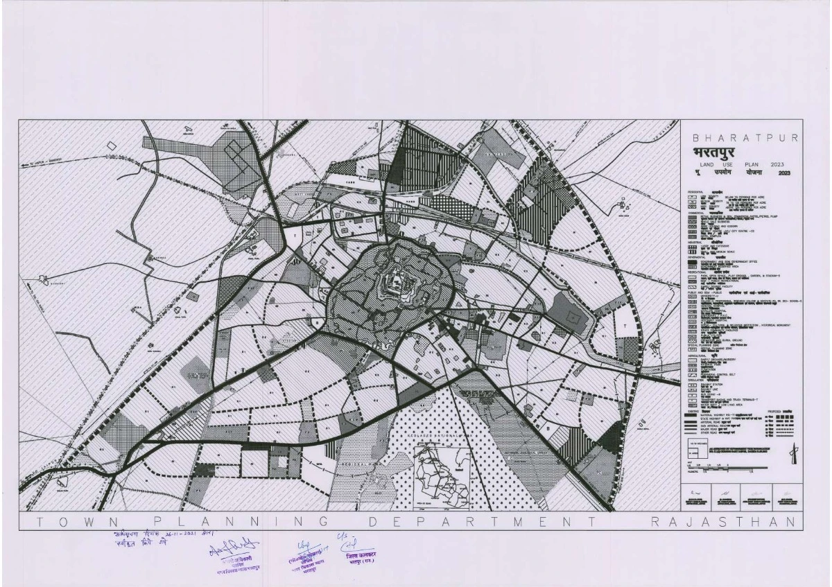 Bharatpur Master Plan 2023 PDF Map