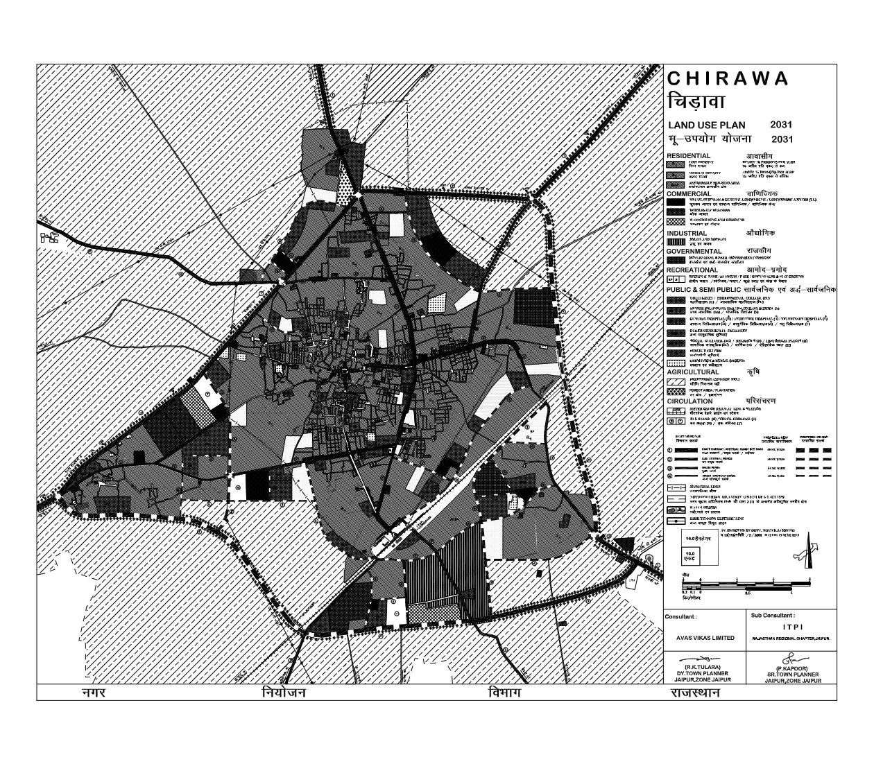 Chirawa Master Plan 2031 PDF Map