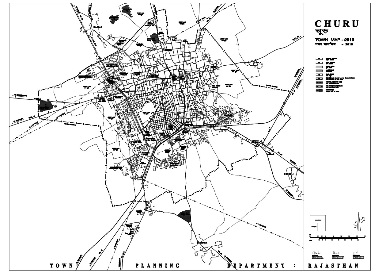 Churu Master Plan 2031 PDF Map