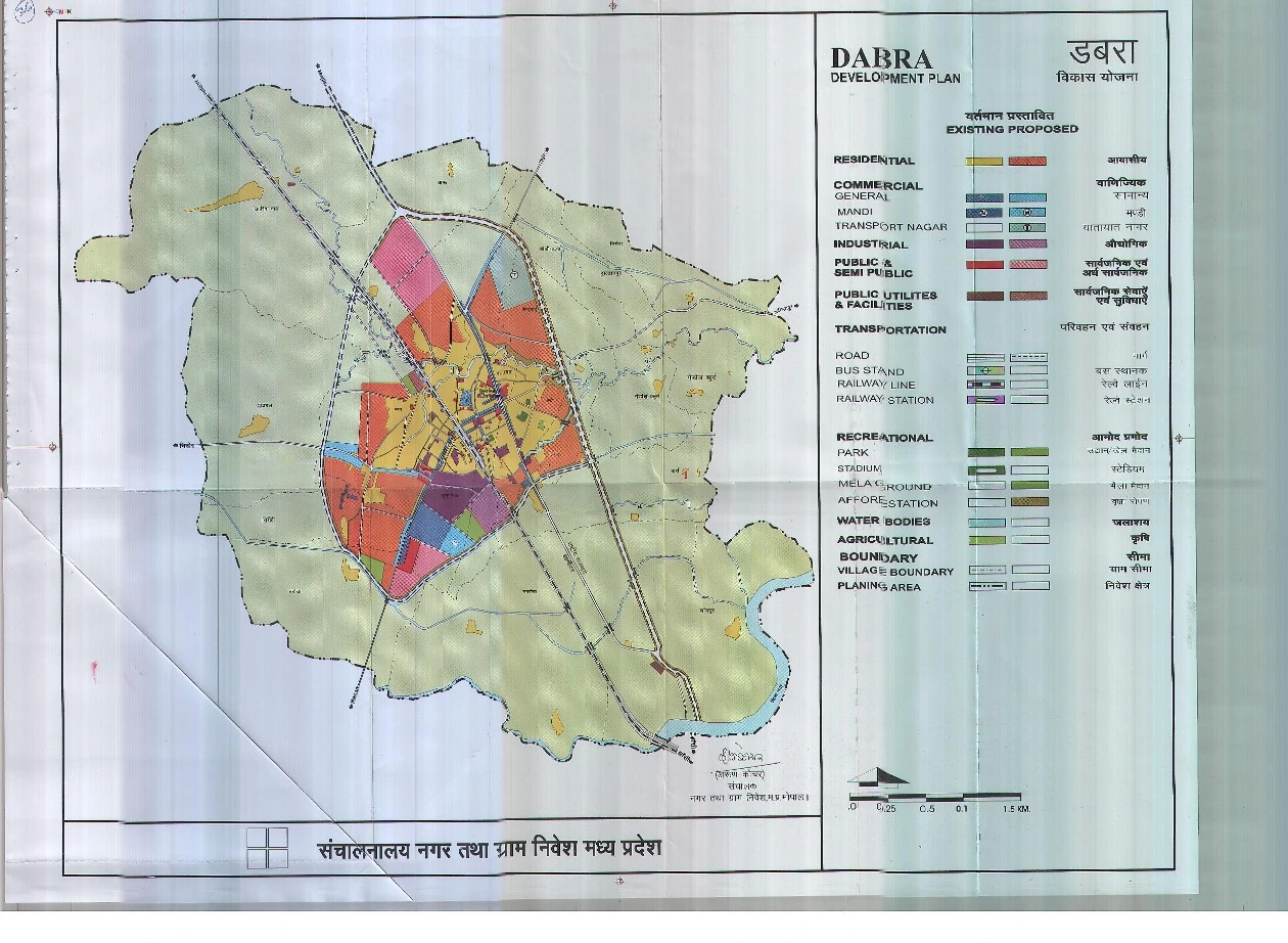 Dabra Development Plan Map PDF