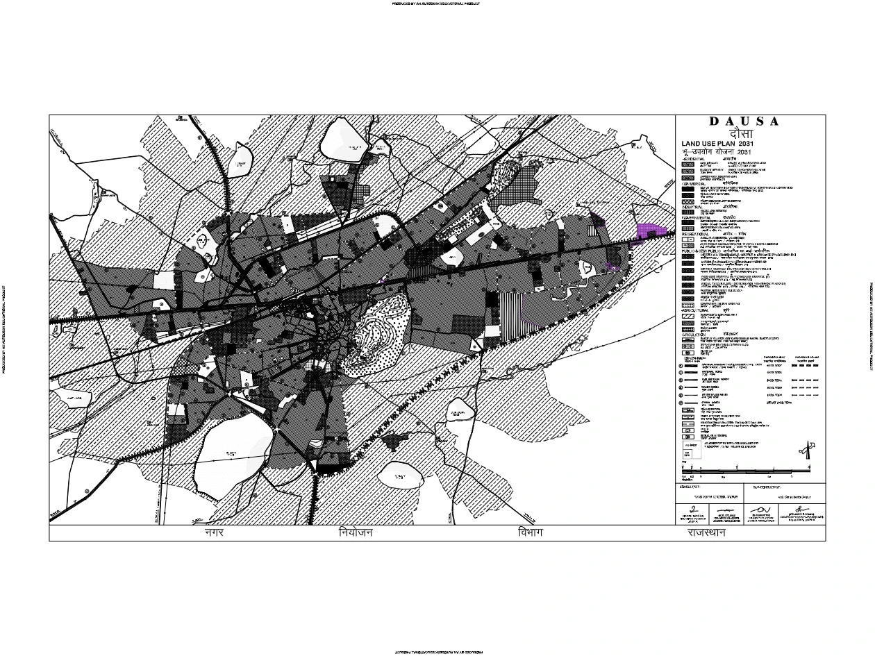 Dausa Master Plan 2031 PDF Map