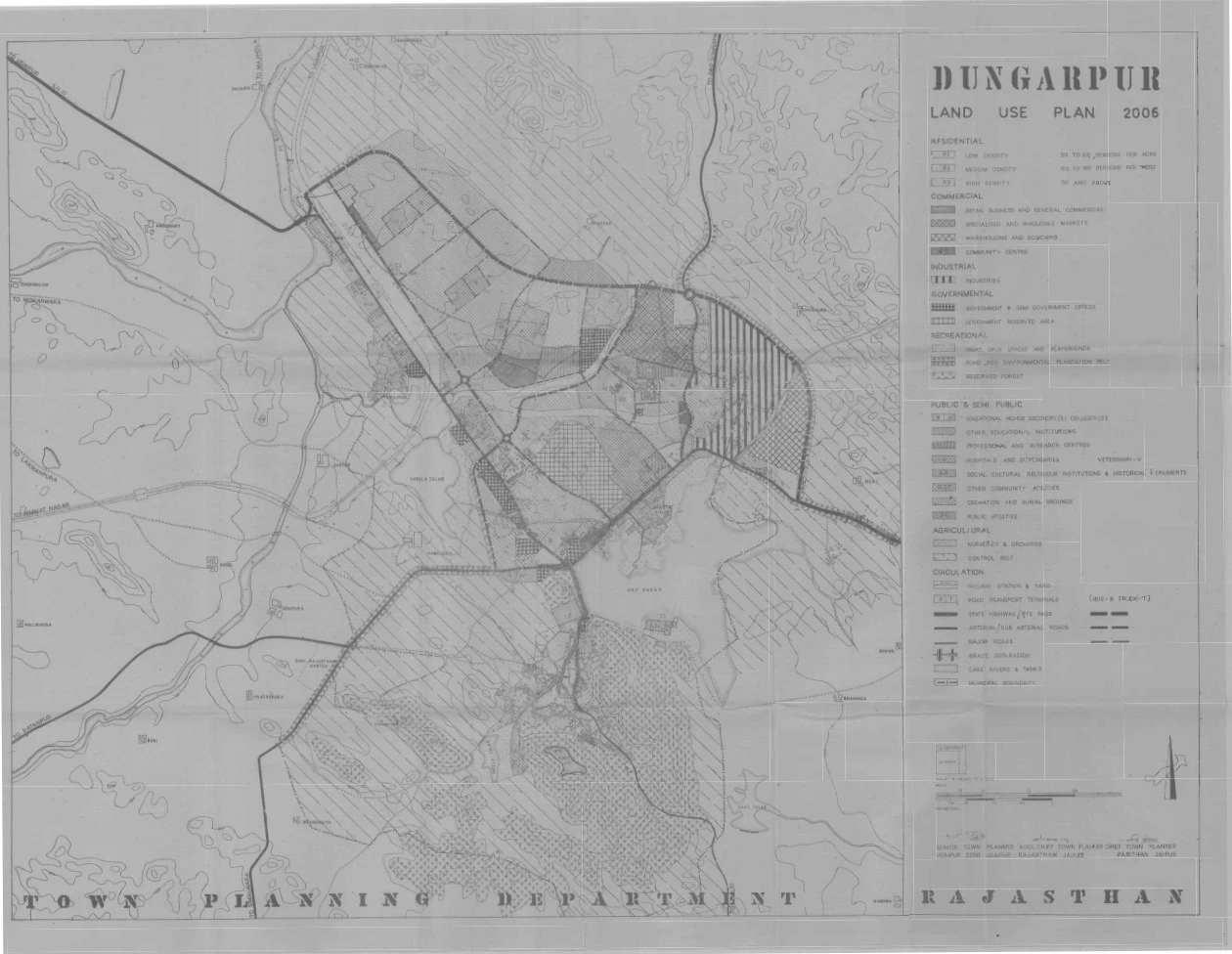 Dungarpur Master Plan PDF Map 2006