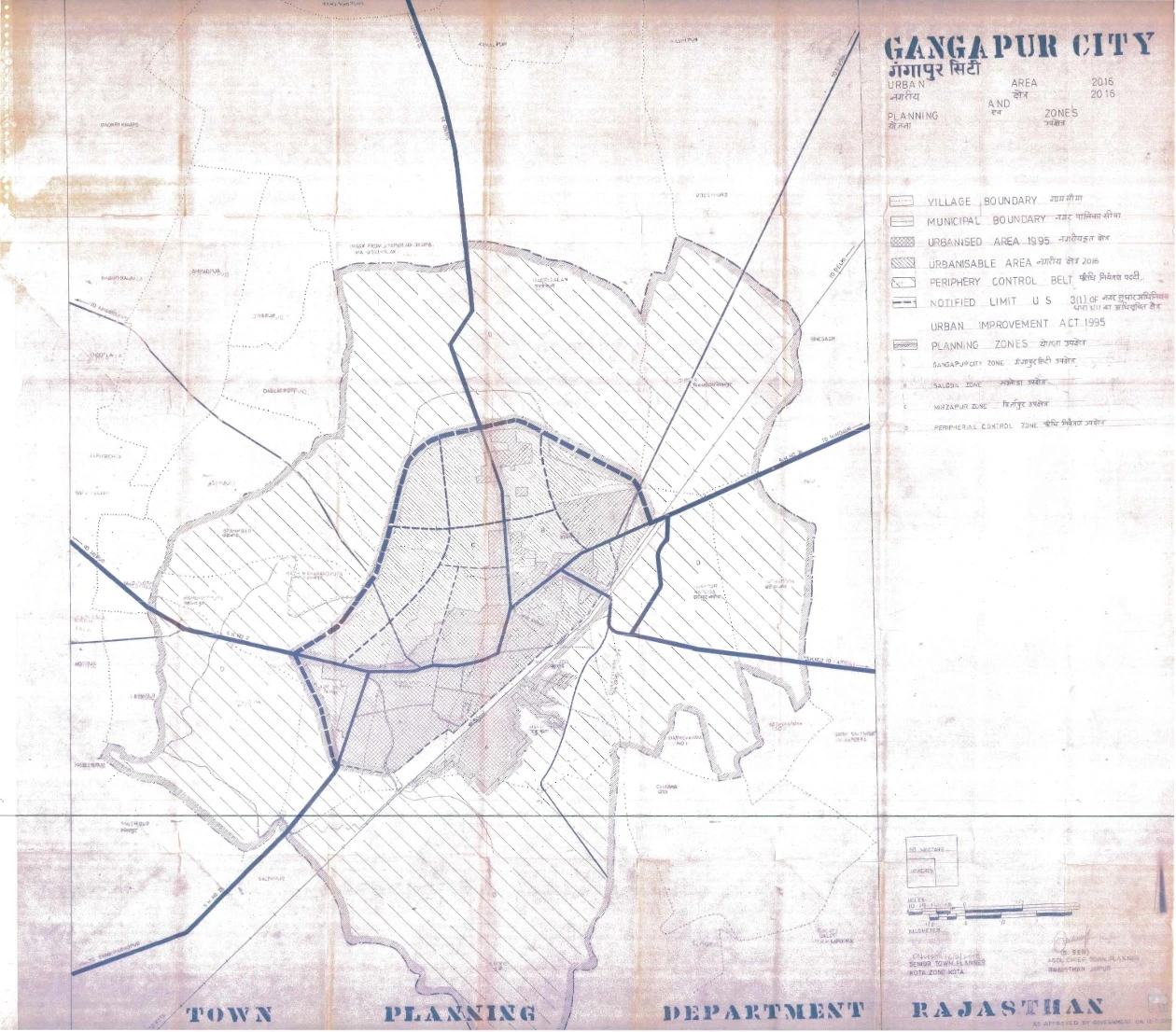 Gangapur City Master Plan PDF Map 2016