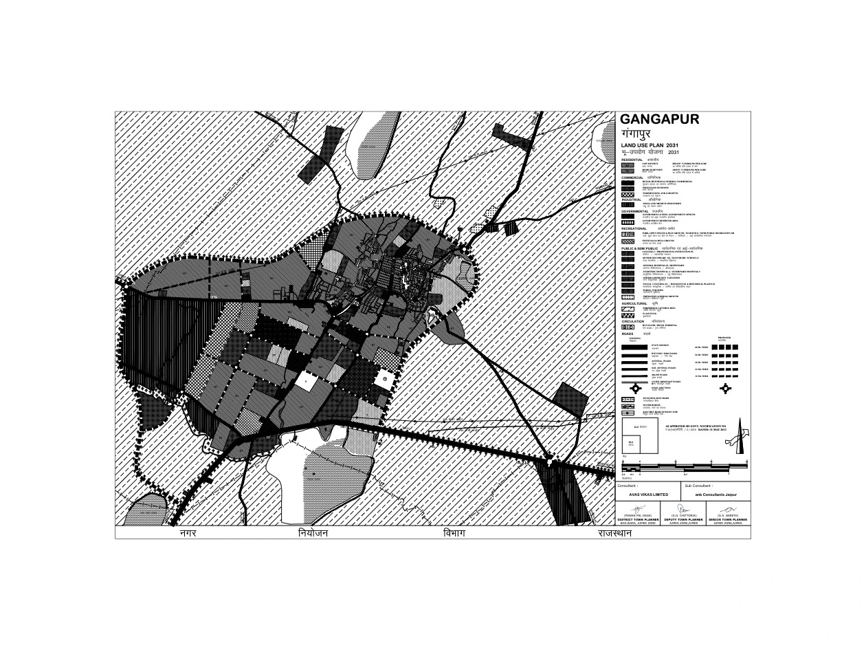 Gangapur BHL Master Plan 2031 PDF Map