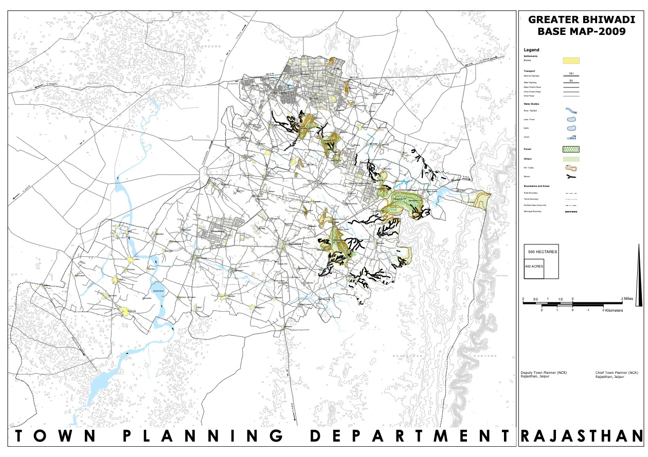 Greater Bhiwadi Master Plan 2031 PDF Map