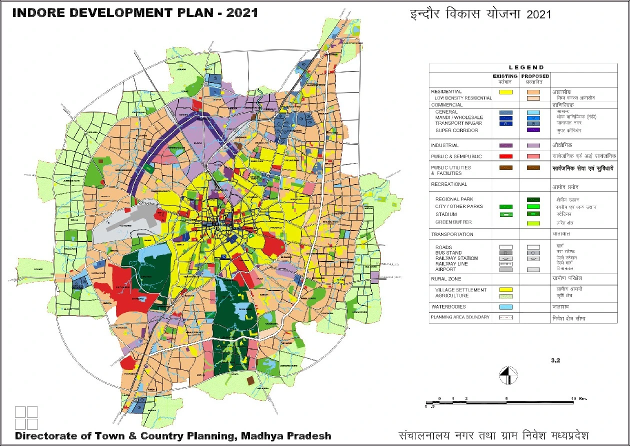 Indore Master Plan 2021 PDF Map