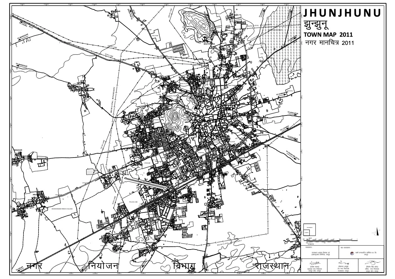 Jhunjhunu Master Plan 2031 PDF Map