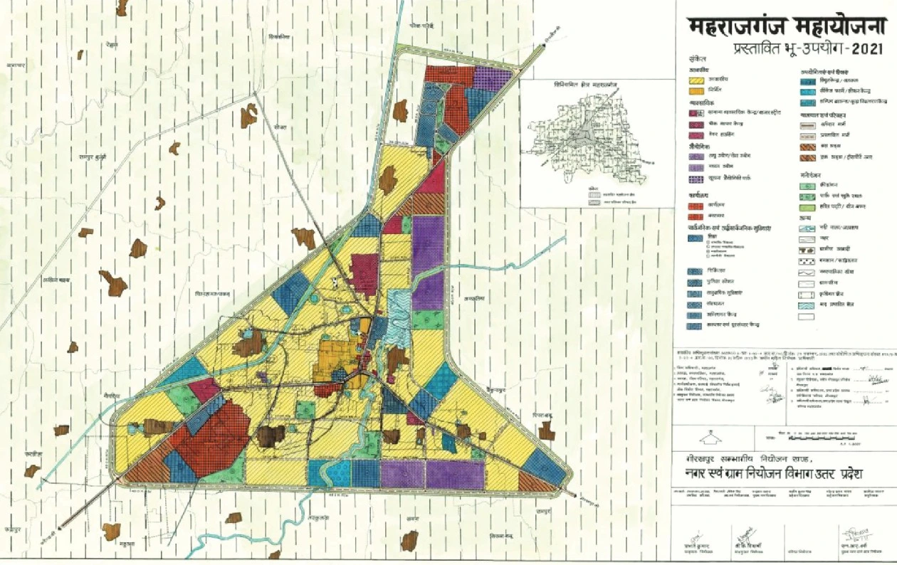 Maharajganj Master Plan PDF Map