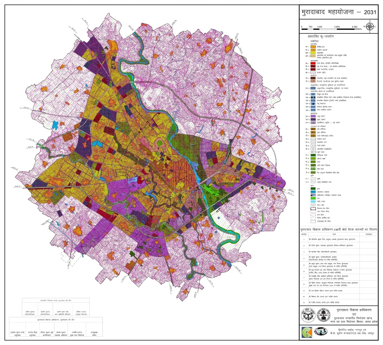 Moradabad Master Plan with Sajra 2031 PDF Map