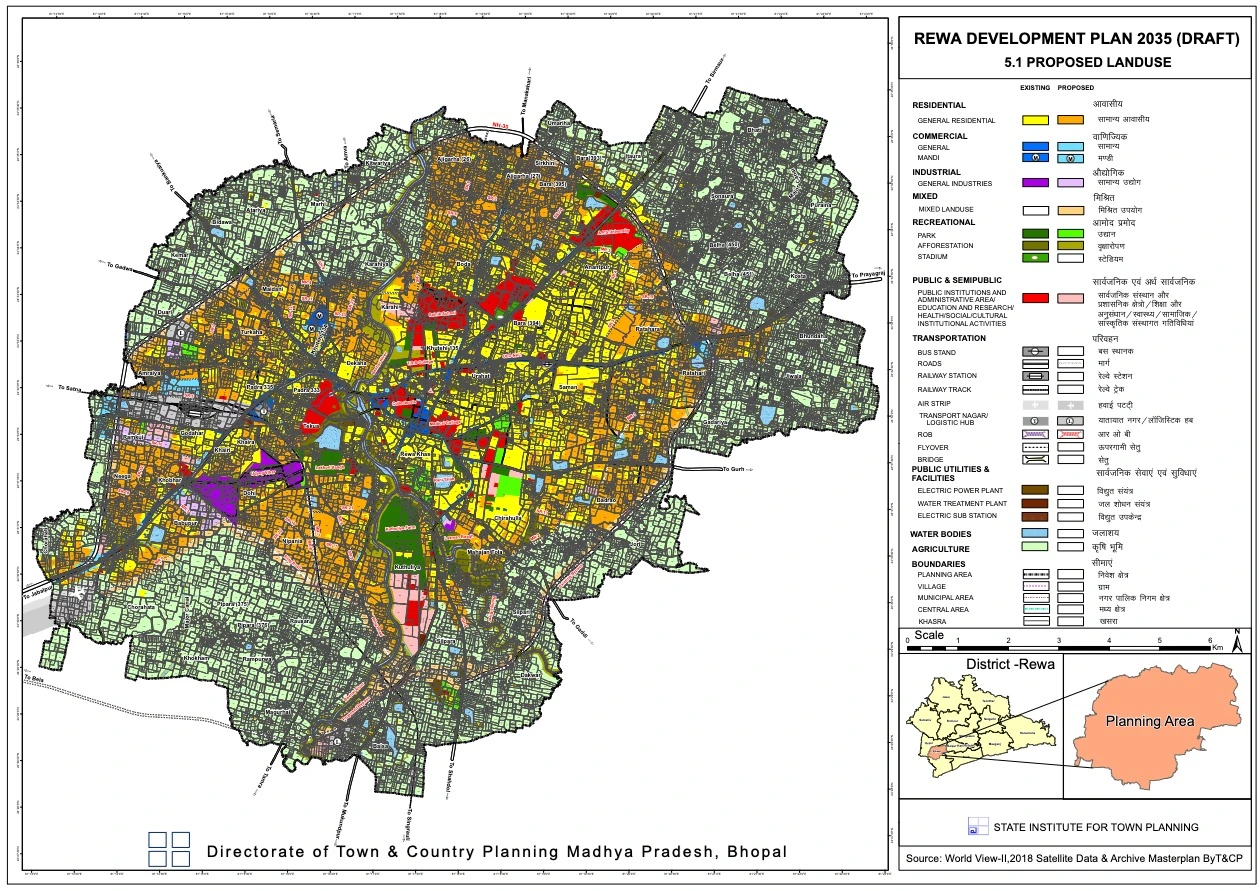 Rewa Master Plan 2035 PDF Map (Draft)