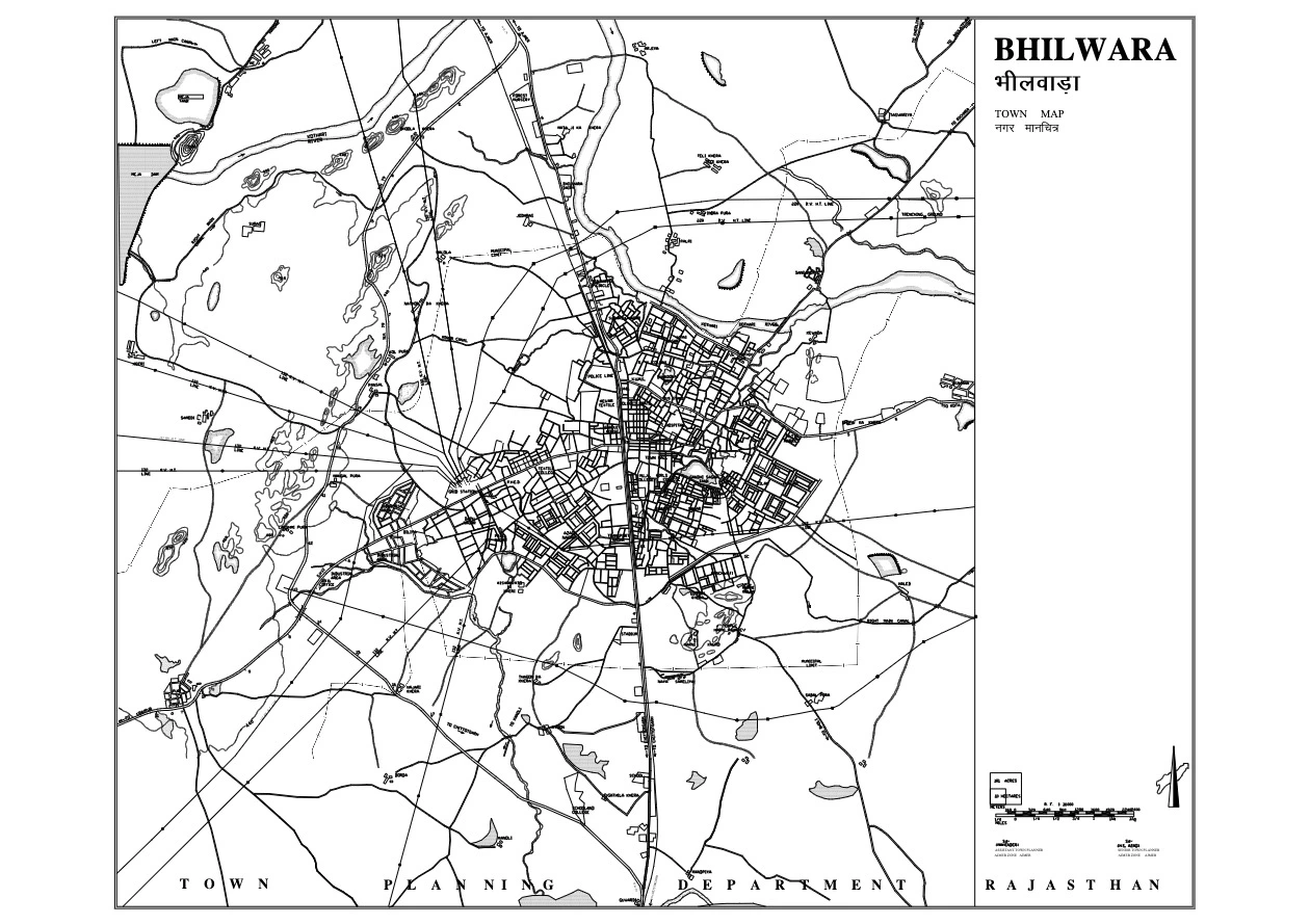 Bhilwara Master Plan 2035 - Land Use Plan and Urban Area Map in PDF