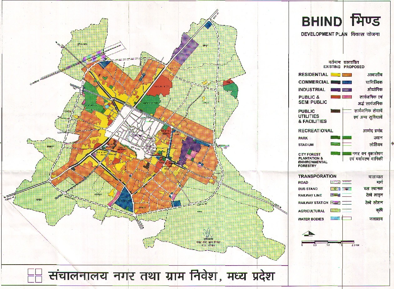 Bhind Development Plan PDF Map