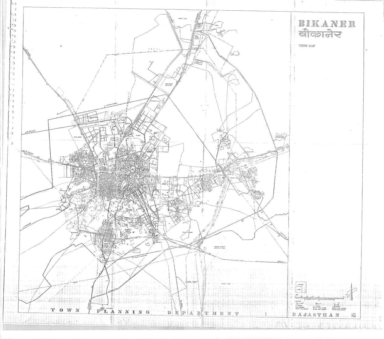 Bikaner Master Plan PDF - Urban Area and Land Use Plan Map