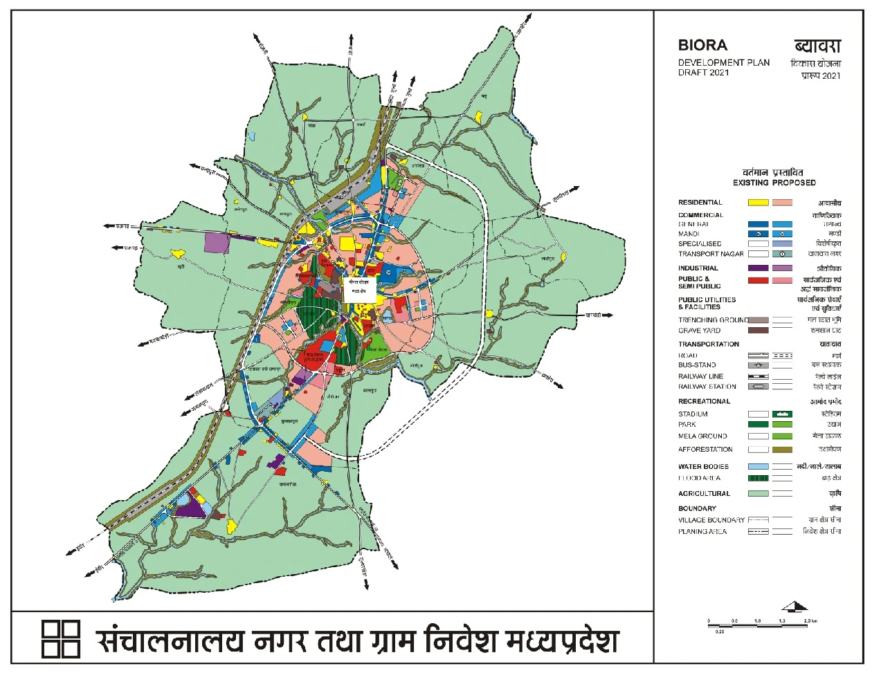 Biora Master Plan 2021 PDF Map (Draft)
