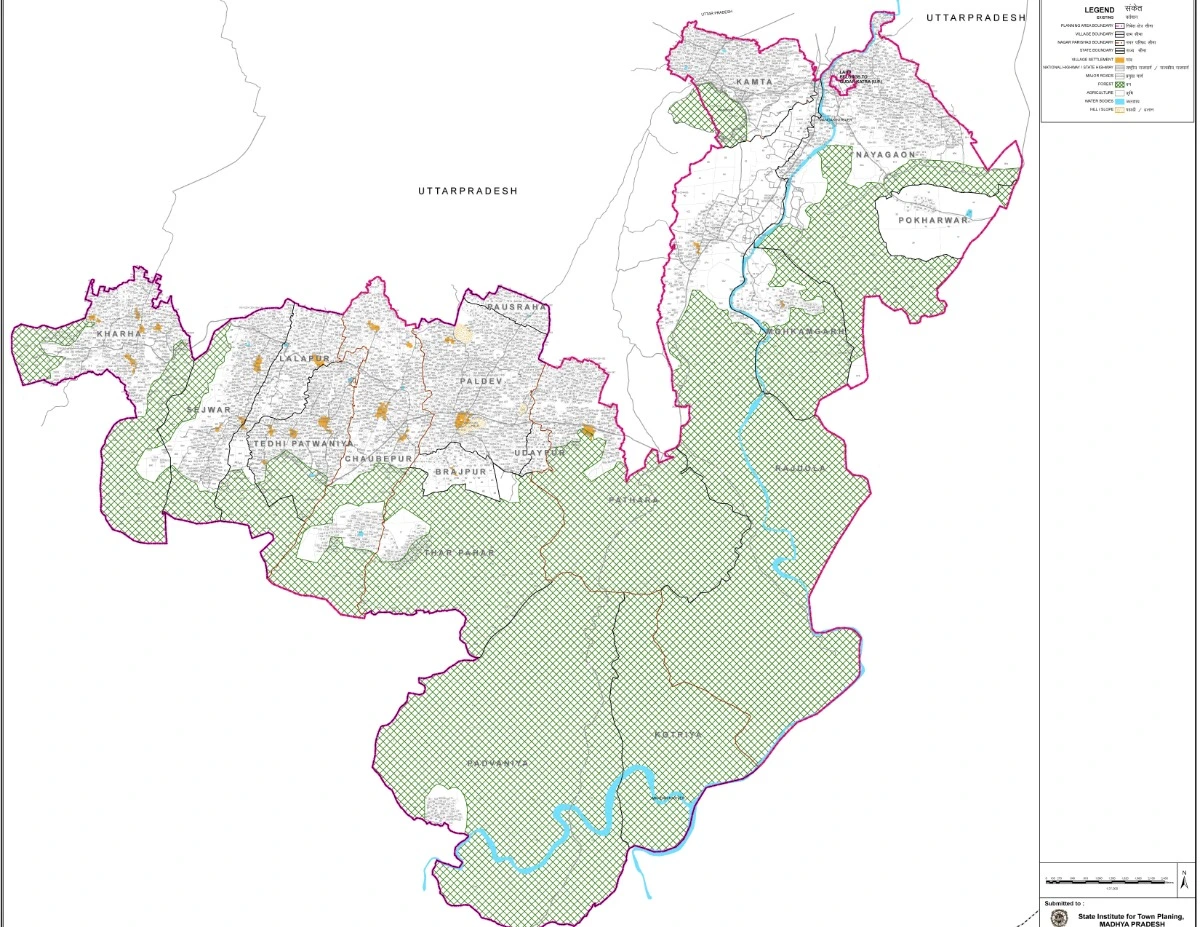 Chitrakoot Master Plan 2031 - Khasara Land Use Map PDF (Draft)