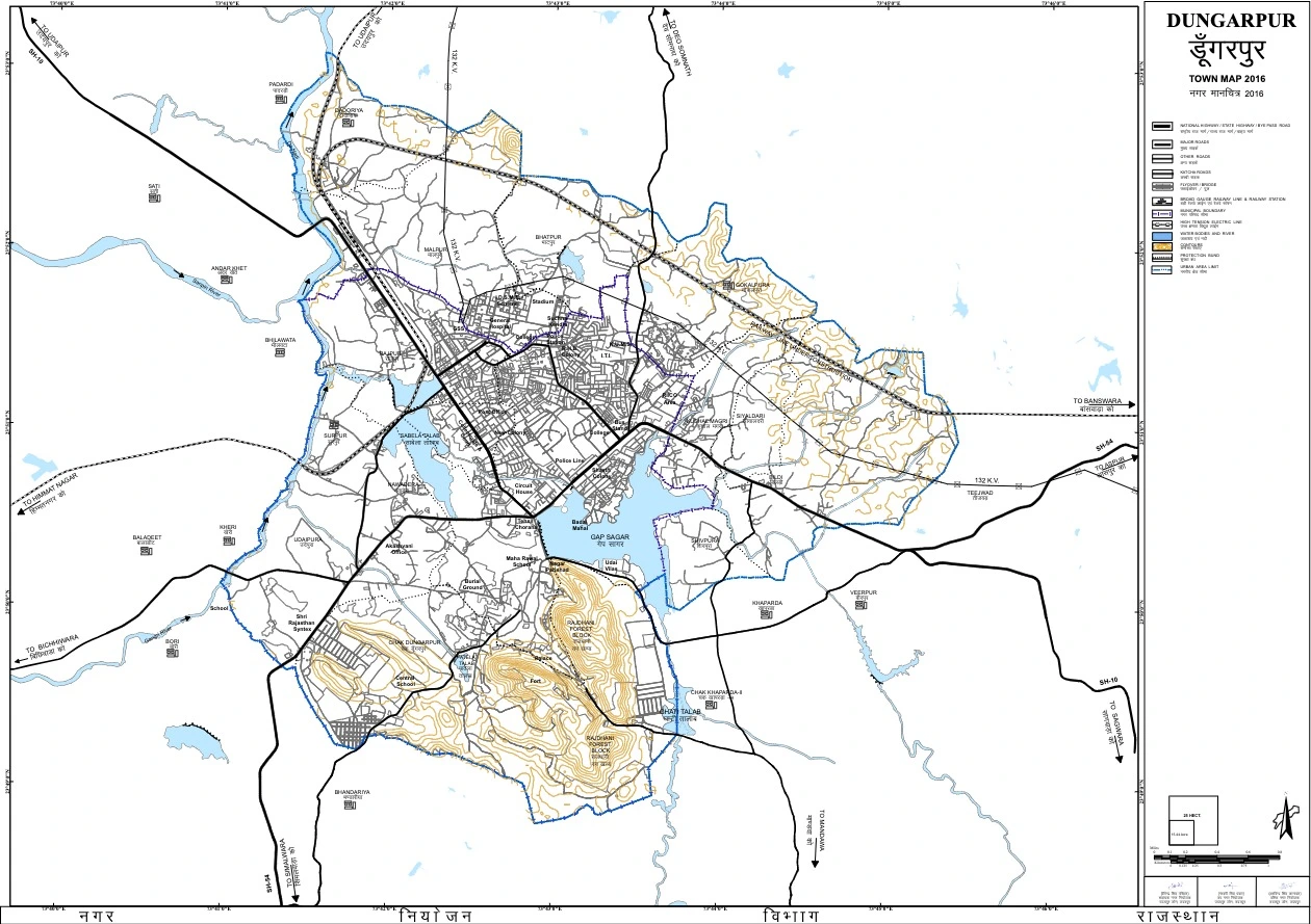 Dungarpur Master Plan 2031 - Download Land Use and Urban Area Map PDF