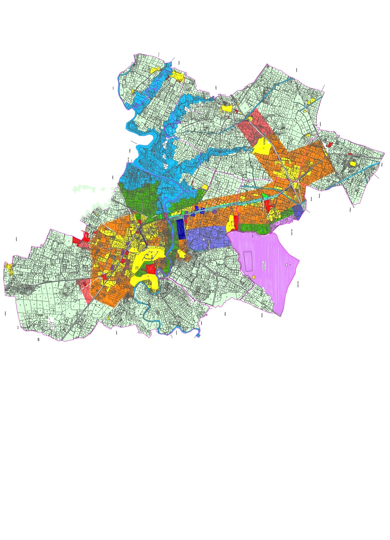 Gohad Development Plan 2021 - Land Use & Khasara Map PDF