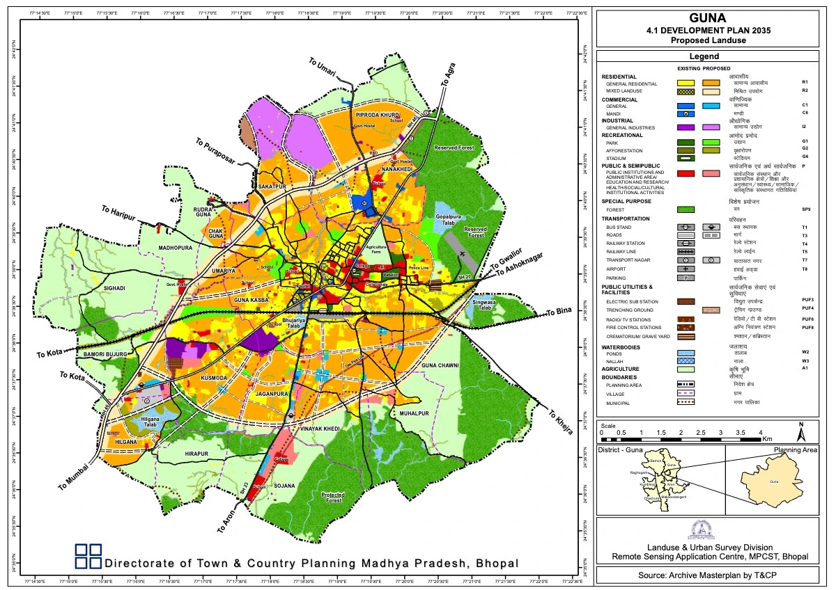 Guna Master Plan 2035 PDF Map