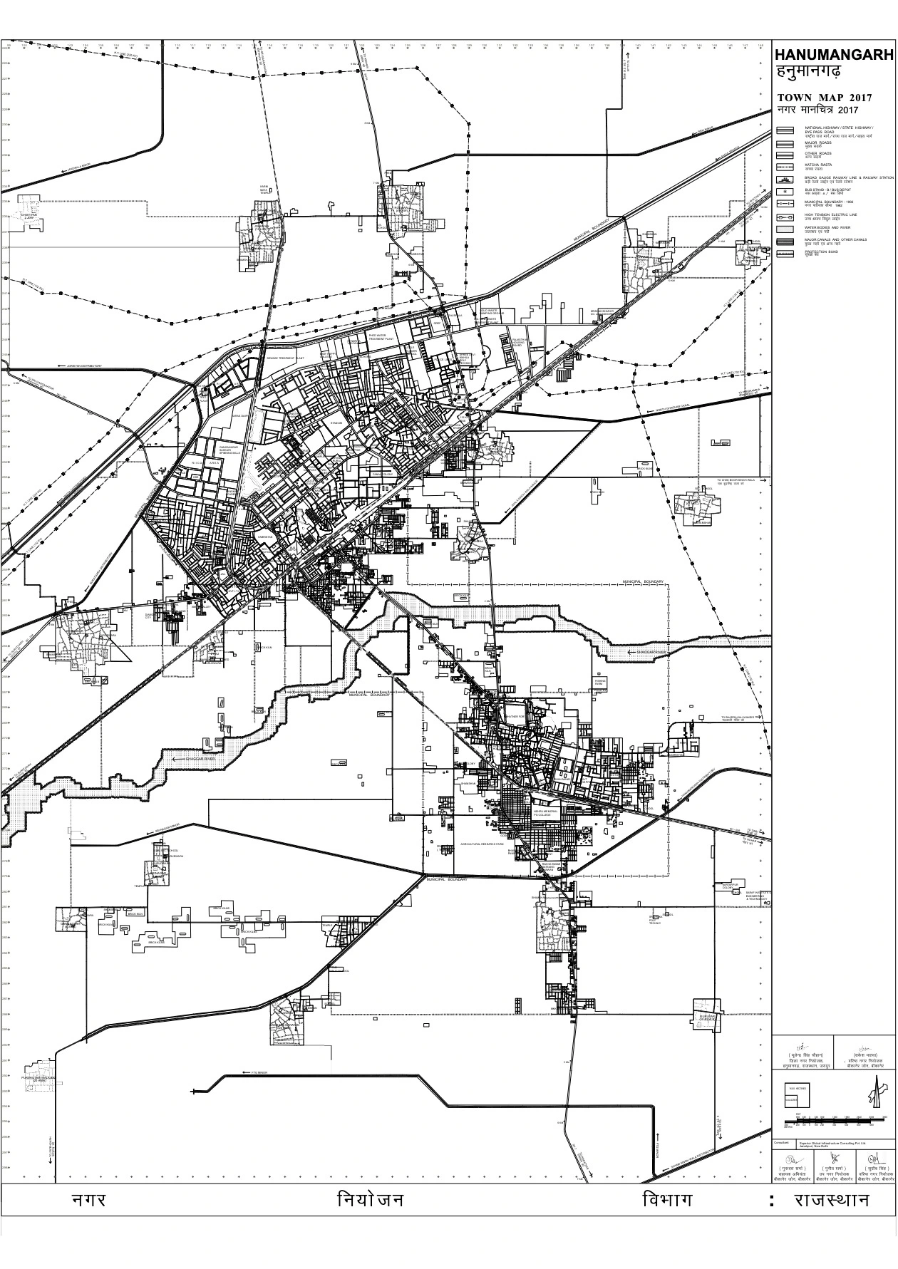 Hanumangarh Master Plan 2035 PDF Map Download Land Use Plan