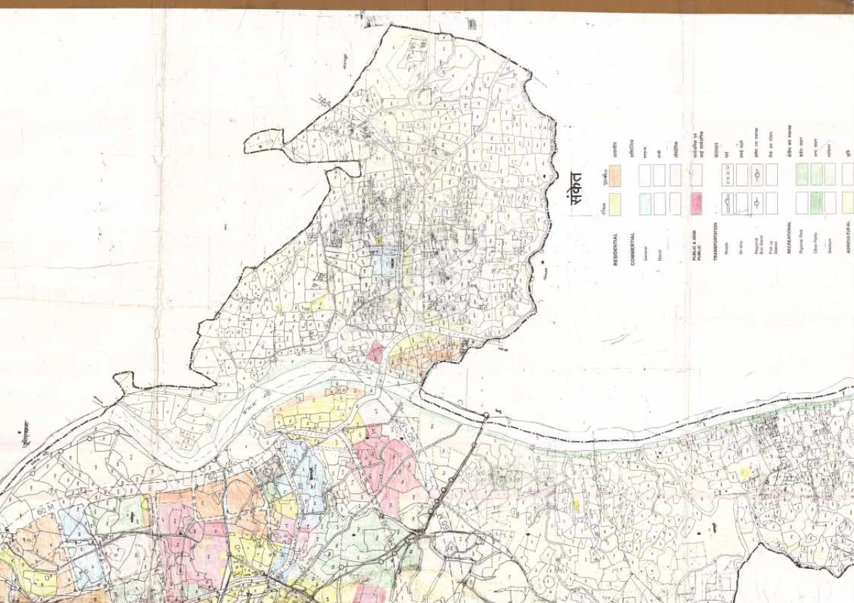 Jhabua Master Plan - Khasra Wise Landuse Map PDF