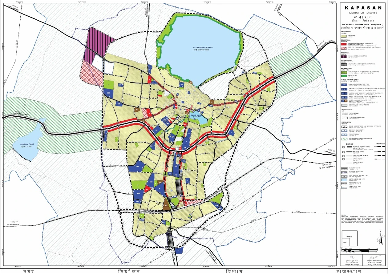 Kapasan Master Plan 2043 Draft - Proposed Land Use Plan Map PDF