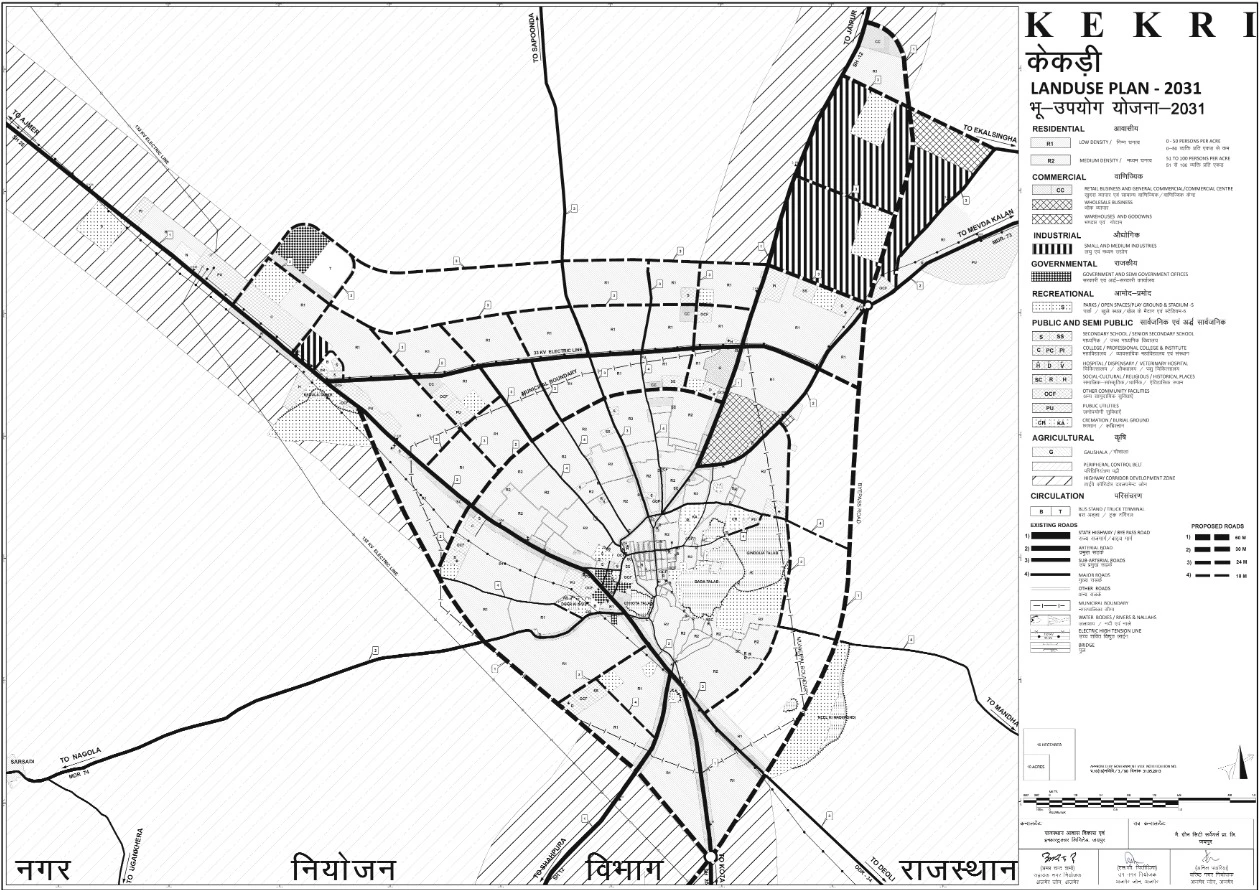 Kekri Master Plan 2031 PDF Map