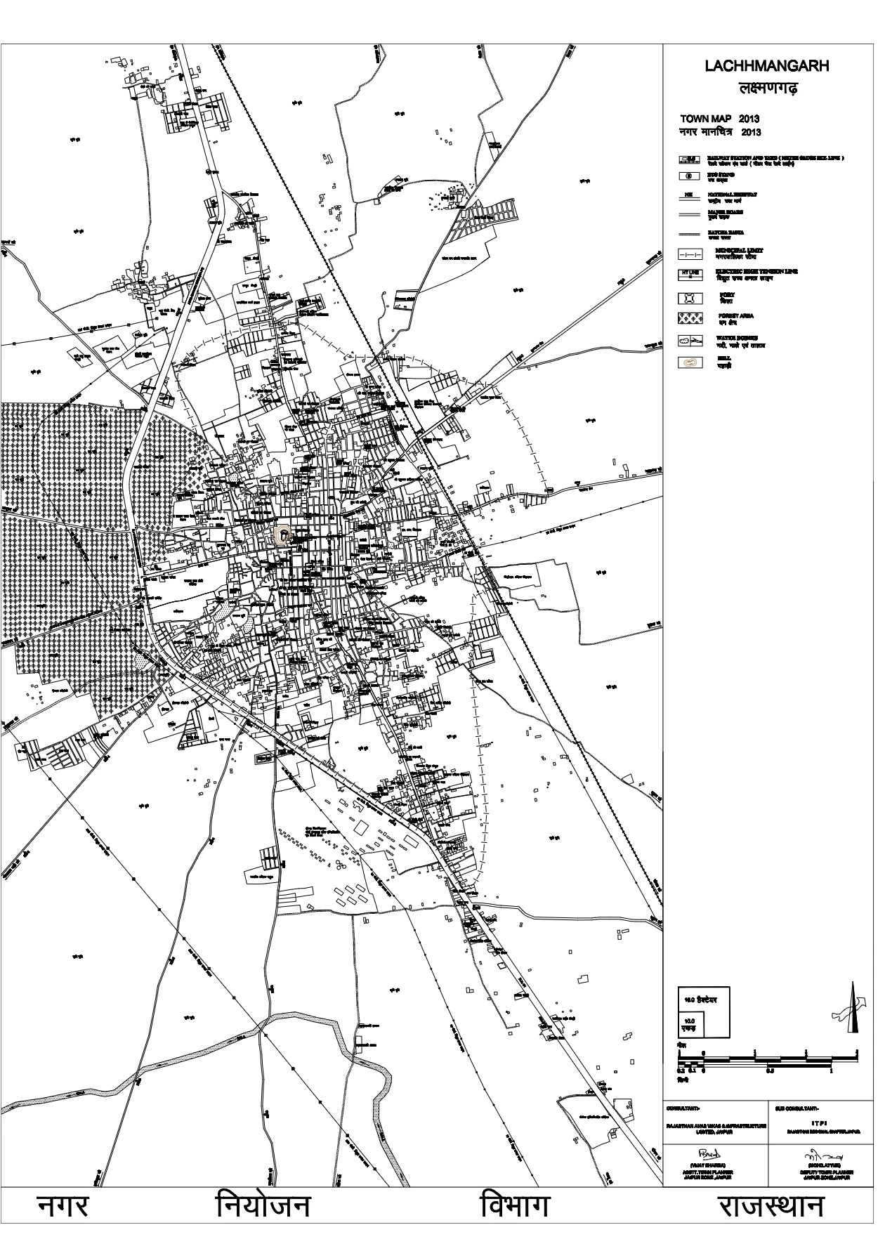 Lachhmangarh Master Plan 2031 PDF - Land Use & Urban Development Details Map