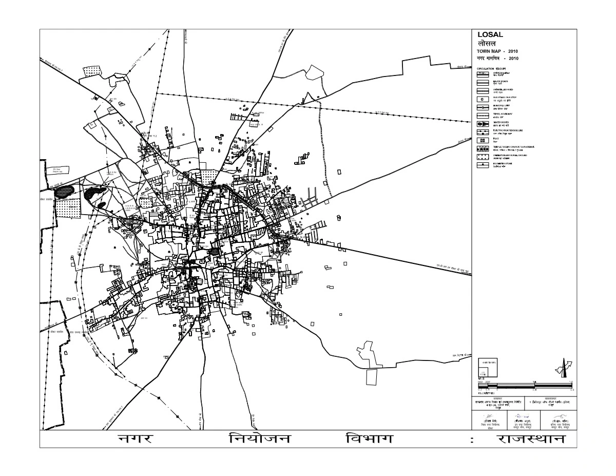 Losal Master Plan 2031 PDF - Urban Area Map